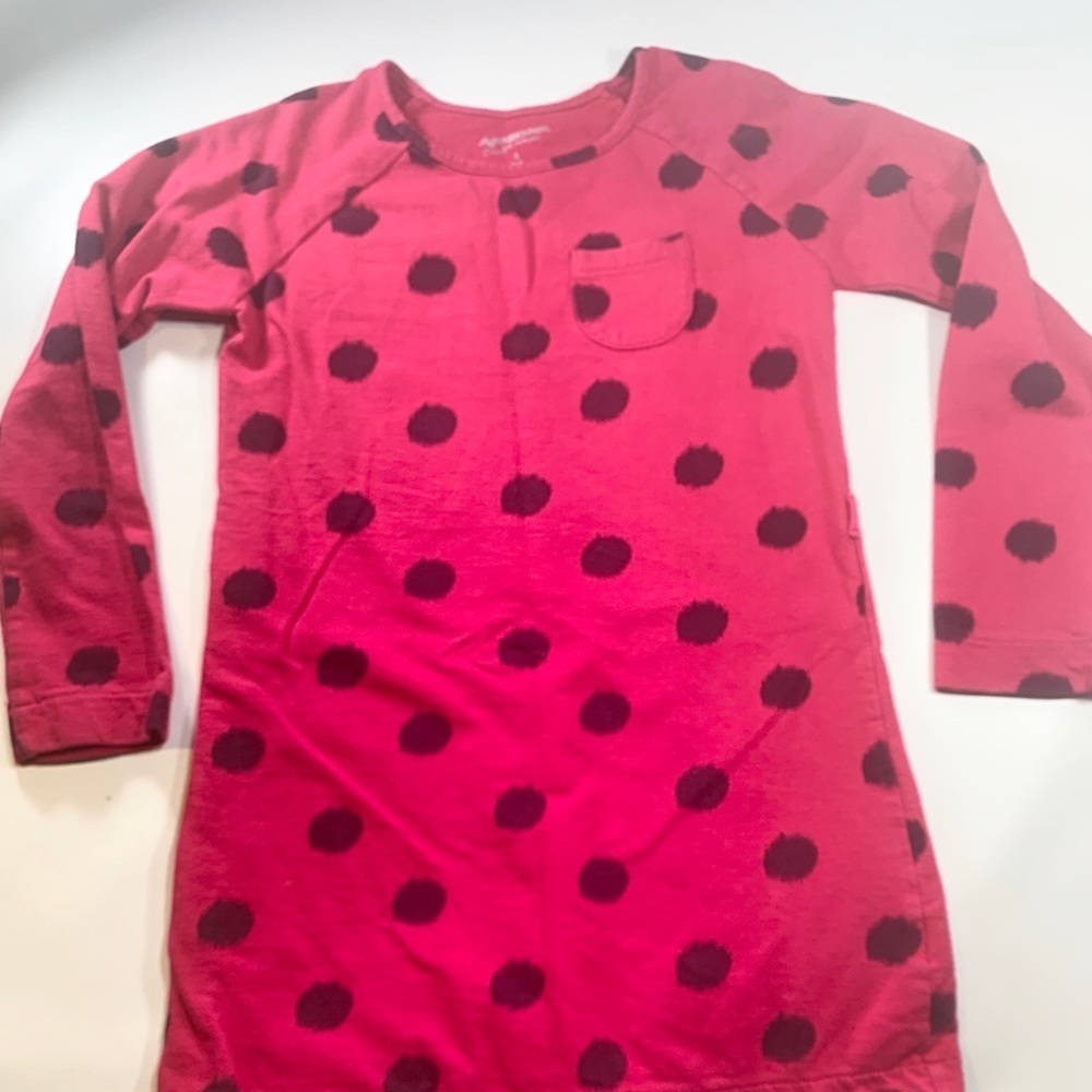 Arizona Jeans Three Quarter Sleeve Top Polka Dots - Picture 4 of 8